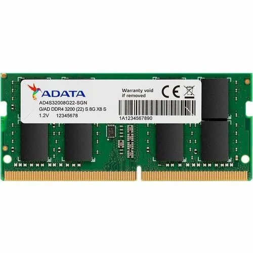 Memoria RAM DDR4 8GB 3200MHz Adata SO-DIMM (Notebook), 1.2V